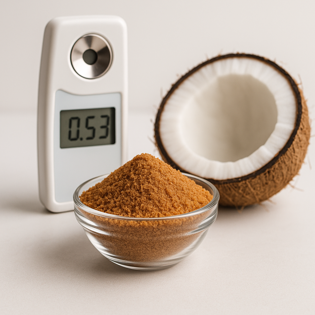 water activity in coconut sugar