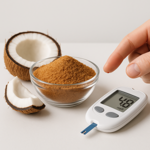 Coconut Sugar and Blood Sugar Response chart showing individual variation in glucose levels