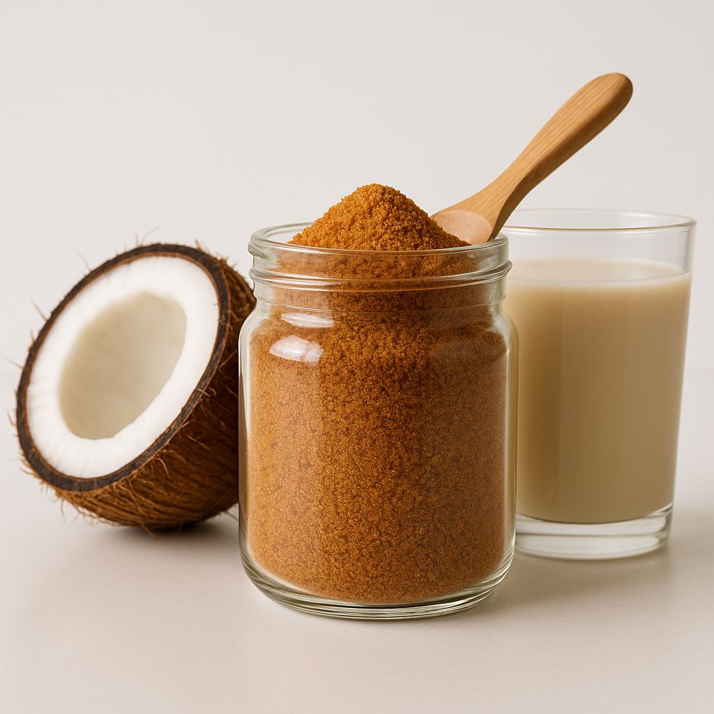 Coconut Sugar in Plant-Based Dairy: Color and Flavor Interactions with Proteins