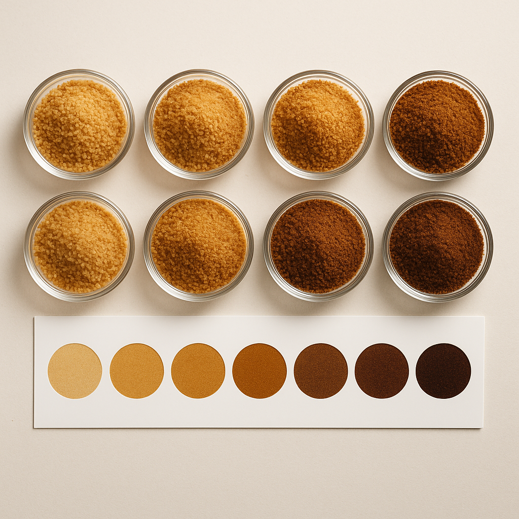 ICUMSA color grading systems coconut sugar standards measurement equipment long-term analysis