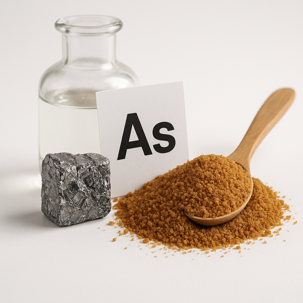 Arsenic contamination risks in coconut sugar production and heavy metal limits safety standards
