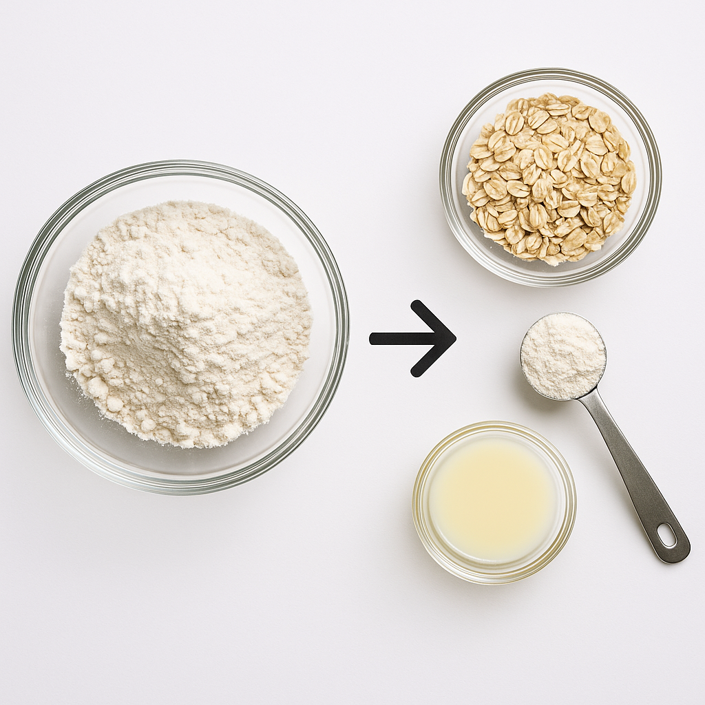 Substitution Ratios guide for replacing maple syrup with coconut sugar in recipes